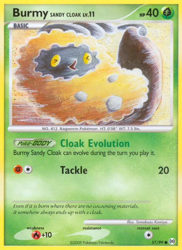 Burmy Sandy Cloak, Arceus 57/99