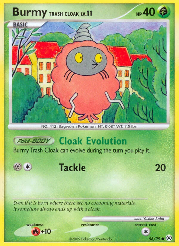 Burmy Trash Cloak, Arceus 58/99