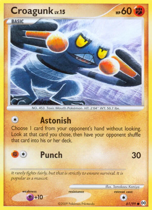 Croagunk, Arceus 61/99