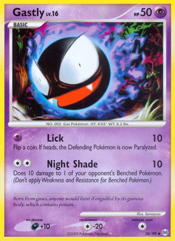 Gastly, Arceus 36/99