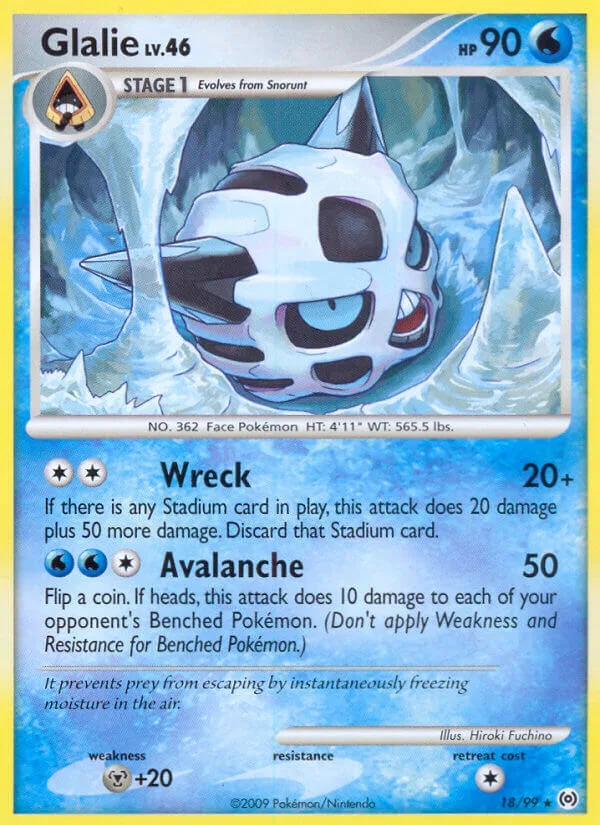 Glalie, Arceus 18/99
