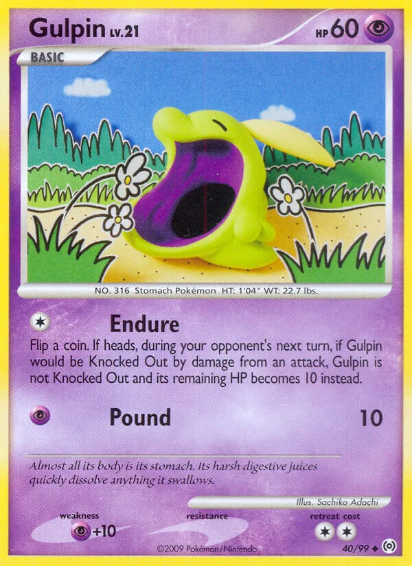 Gulpin, Arceus 40/99