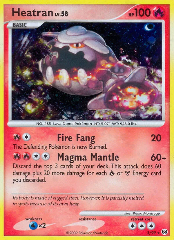 Heatran, Arceus 3/99