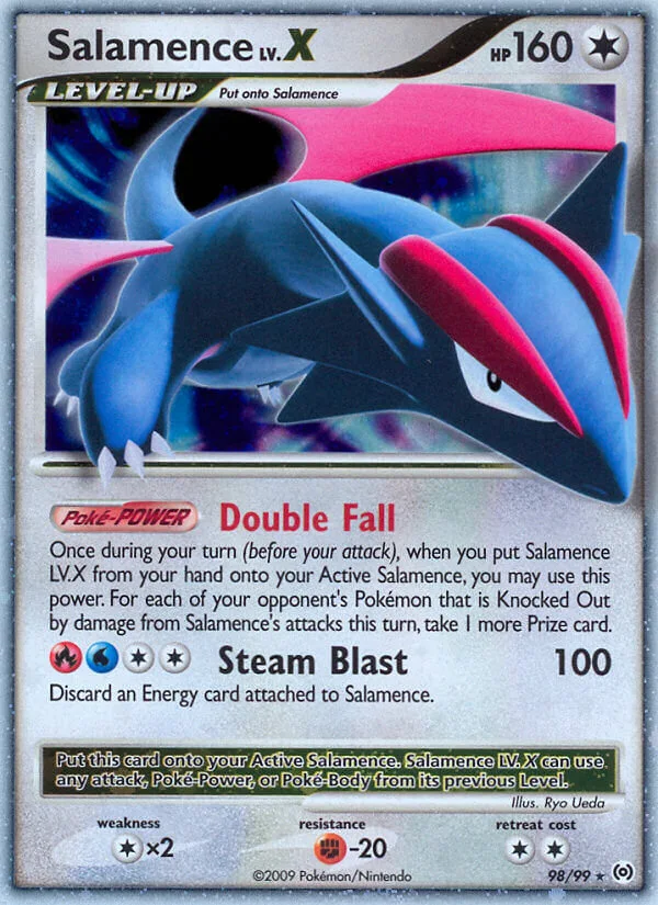 Salamence LV.X, Arceus 98/99