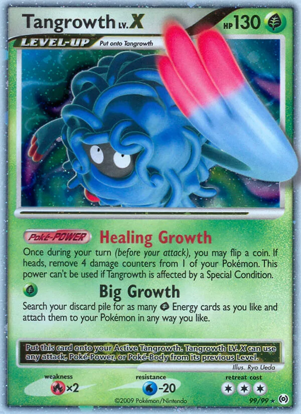 Tangrowth LV.X, Arceus 99/99
