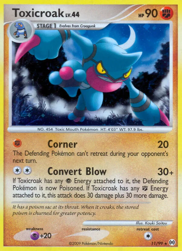 Toxicroak, Arceus 11/99