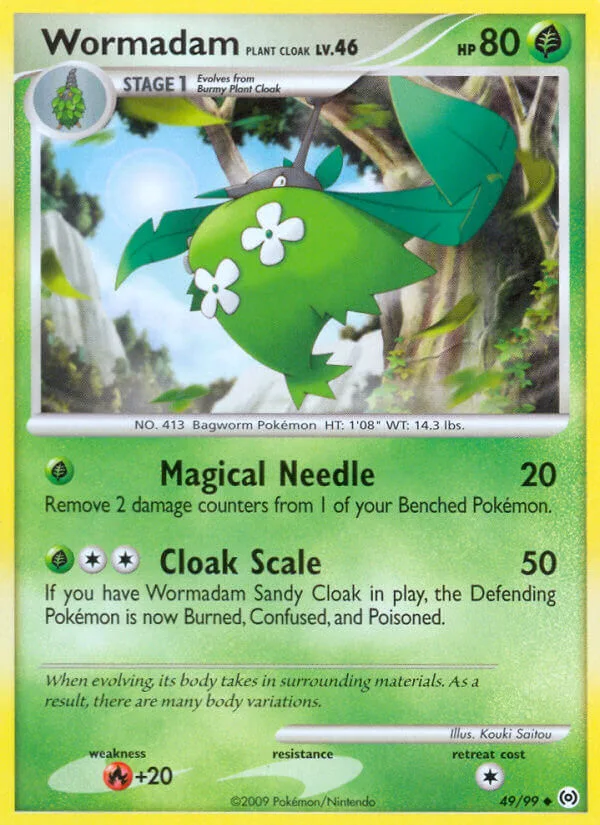 Wormadam Plant Cloak, Arceus 49/99