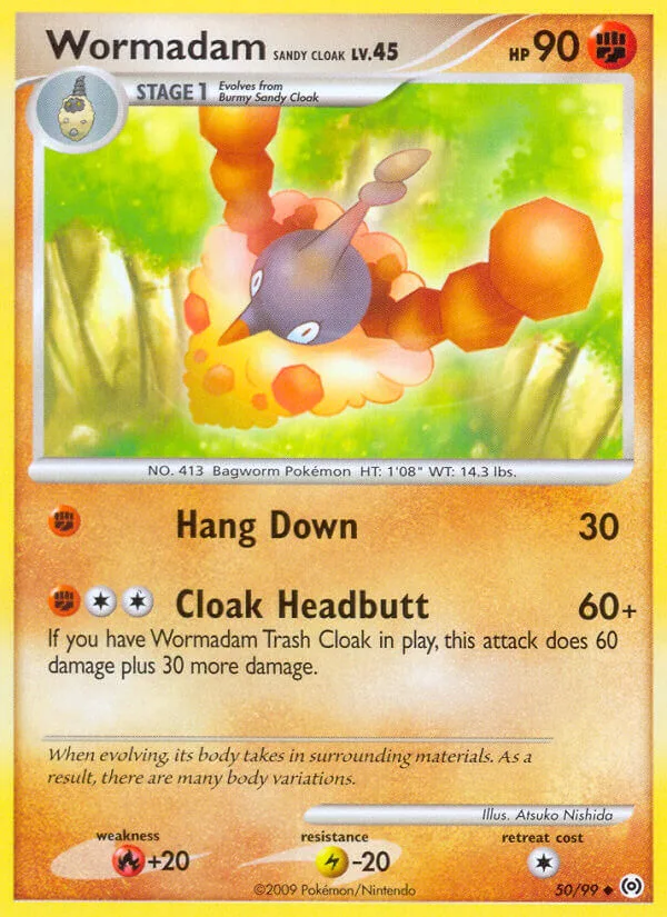 Wormadam Sandy Cloak, Arceus 50/99