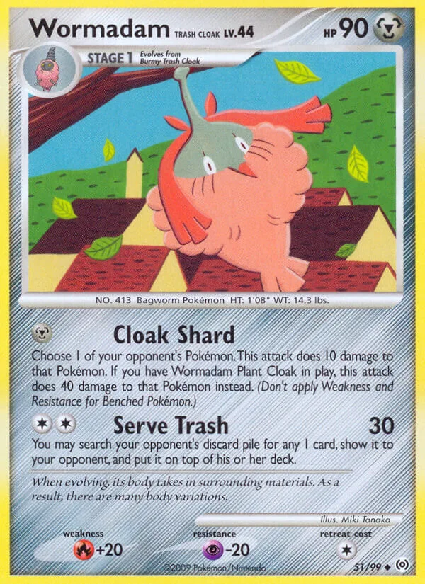 Wormadam Trash Cloak, Arceus 51/99
