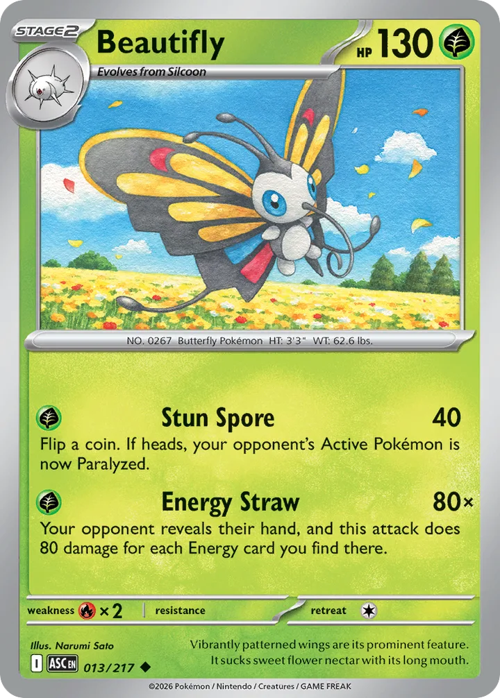 Beautifly, Ascended Heroes 013/217