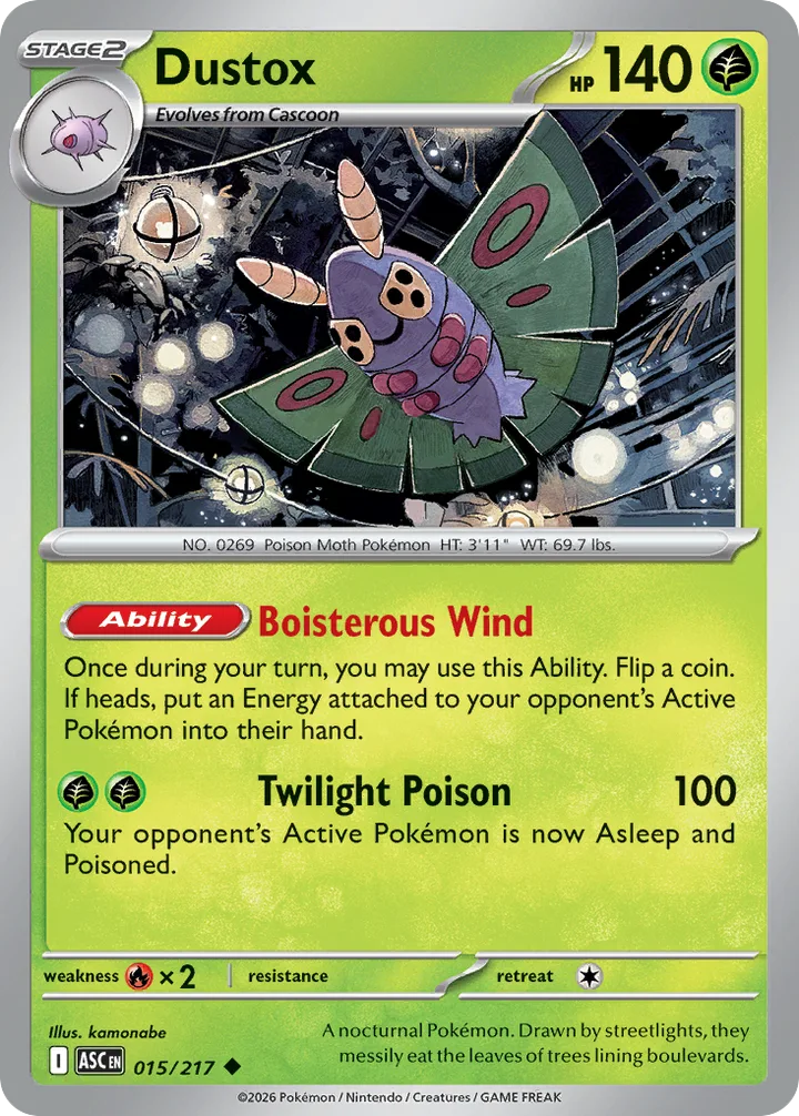 Dustox, Ascended Heroes 015/217