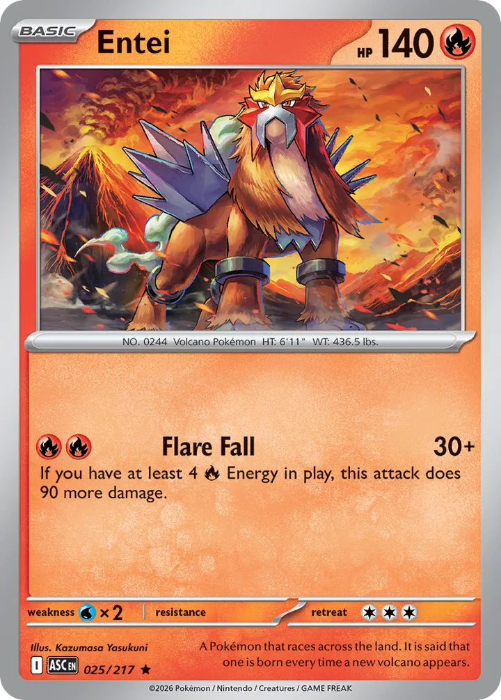 Entei, Ascended Heroes 025/217