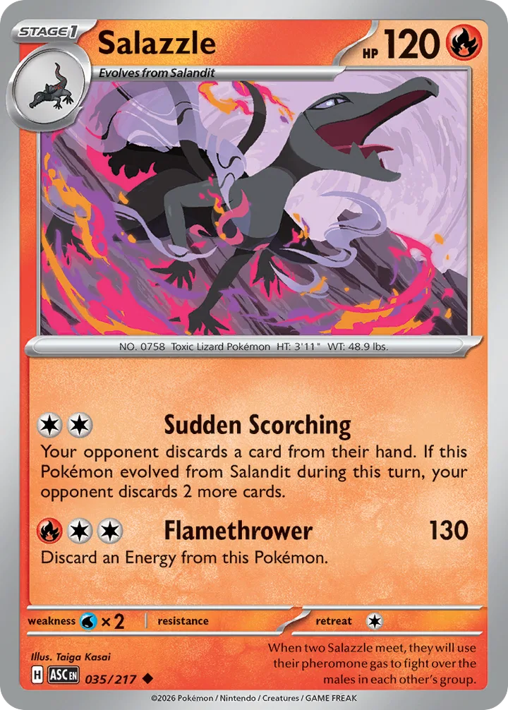 Salazzle, Ascended Heroes 035/217