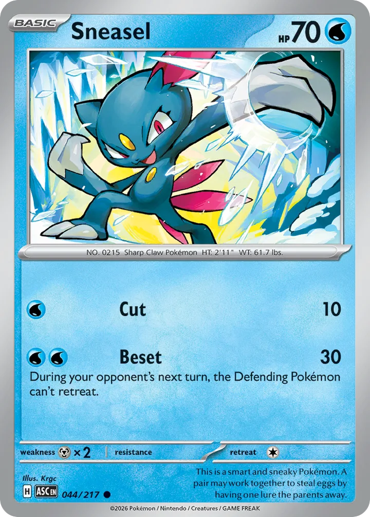 Sneasel, Ascended Heroes 044/217