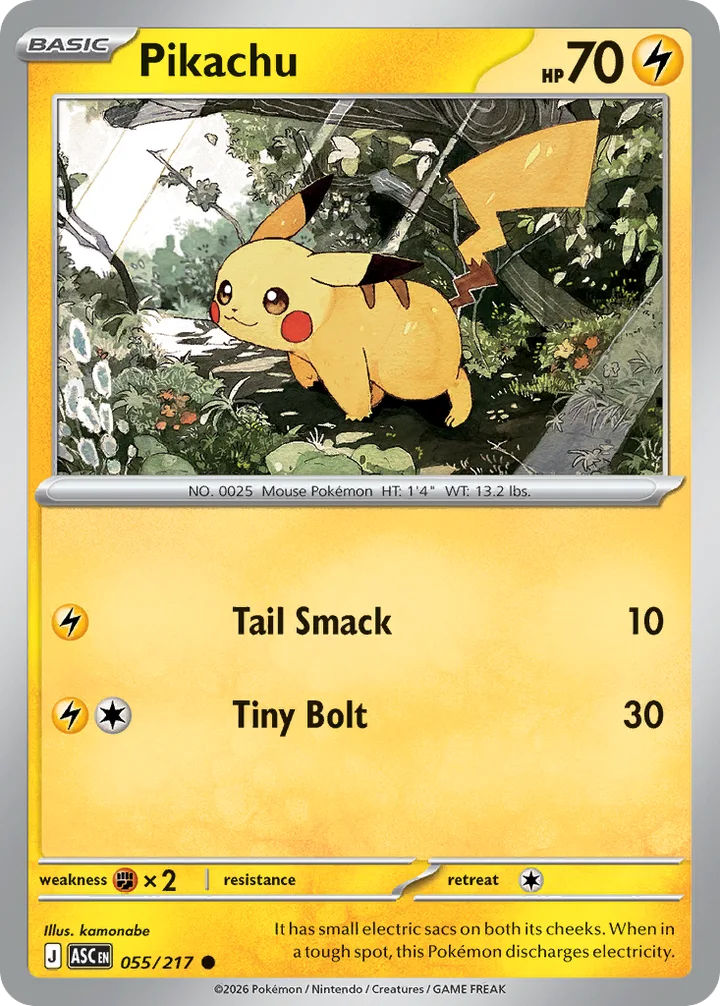 Pikachu, Ascended Heroes 055/217