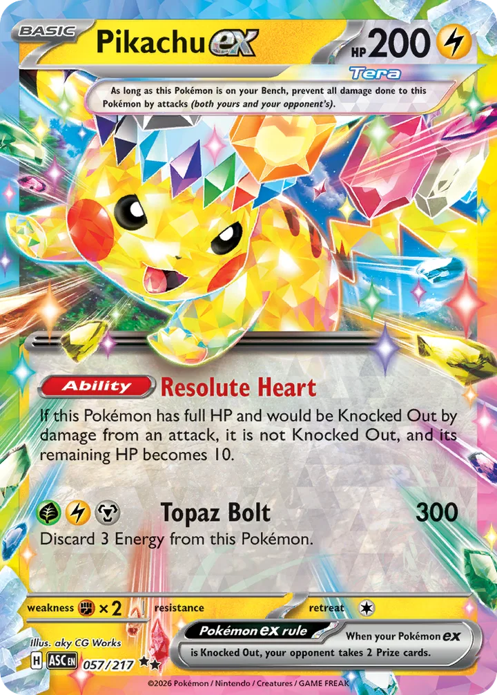 Pikachu ex, Ascended Heroes 057/217