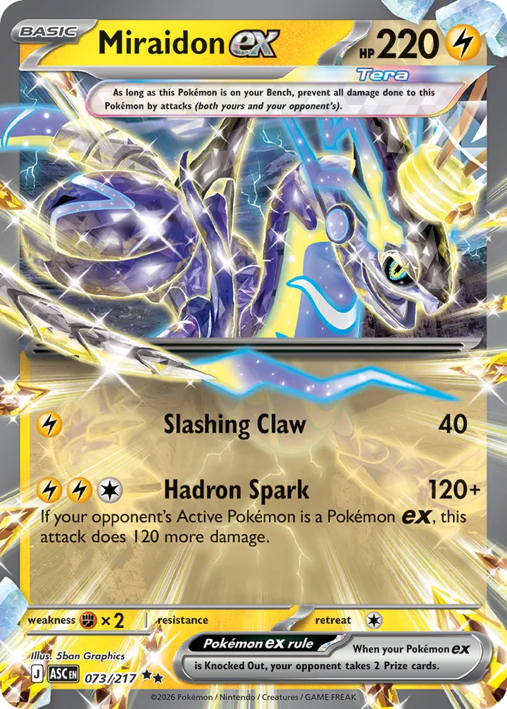 Miraidon ex, Ascended Heroes 073/217