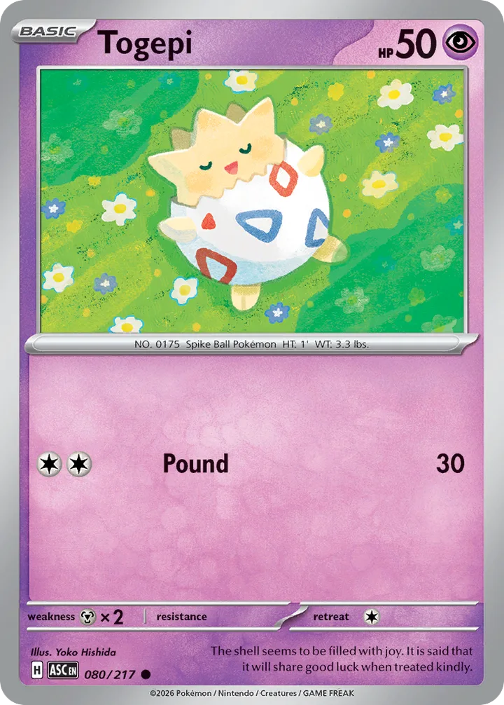 Togepi, Ascended Heroes 080/217