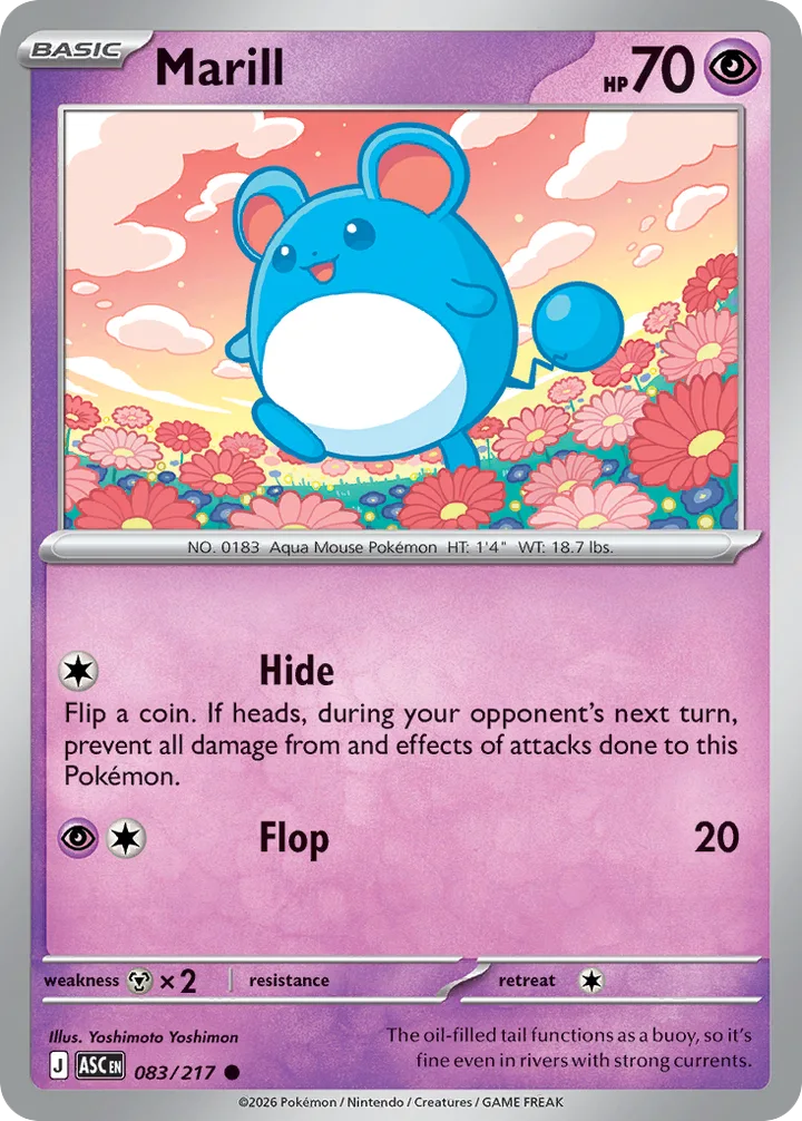 Marill, Ascended Heroes 083/217
