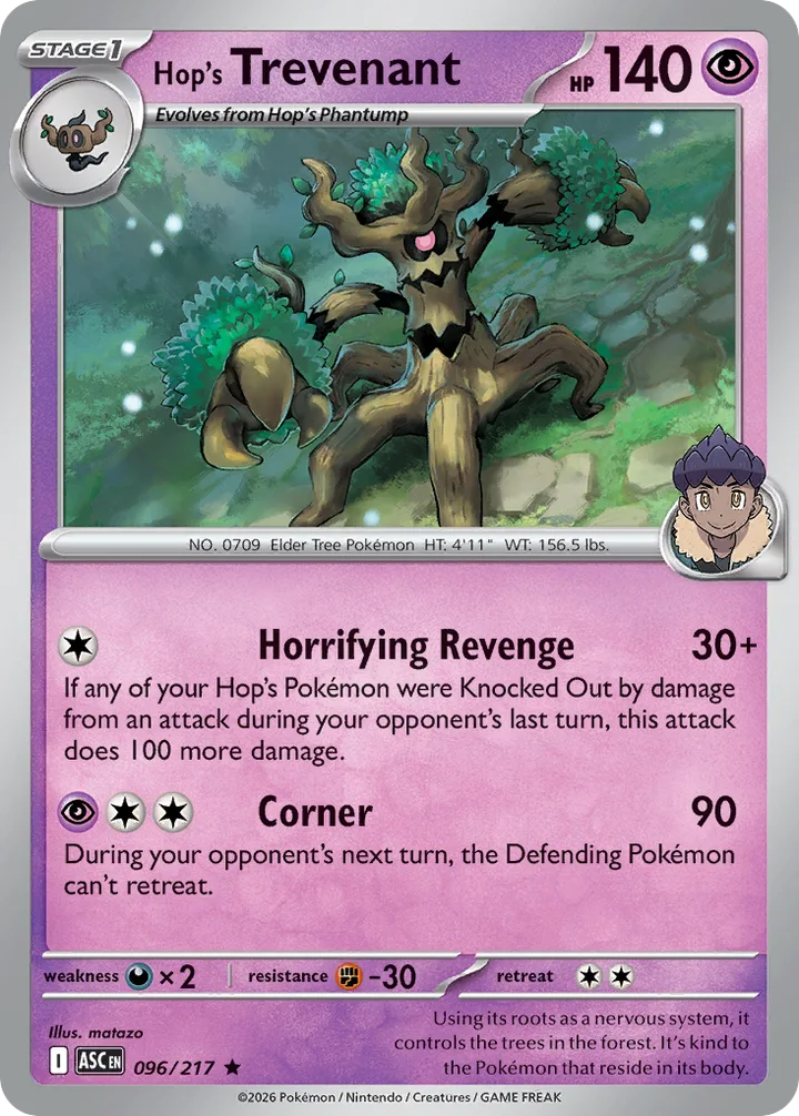 Hop’s Trevenant, Ascended Heroes 096/217