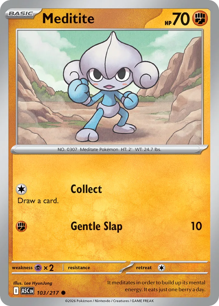 Meditite, Ascended Heroes 103/217