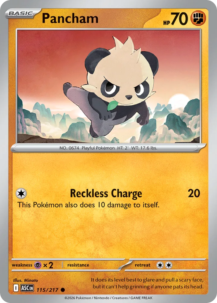 Pancham, Ascended Heroes 115/217