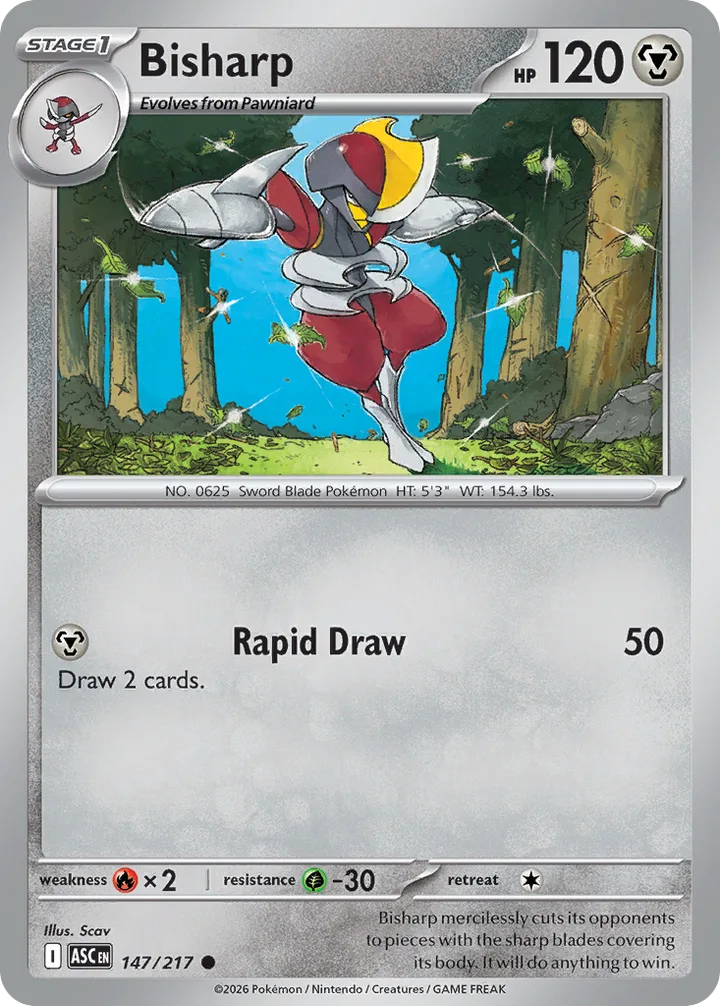 Bisharp, Ascended Heroes 147/217