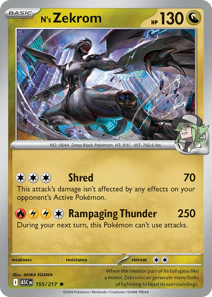 N’s Zekrom, Ascended Heroes 155/217