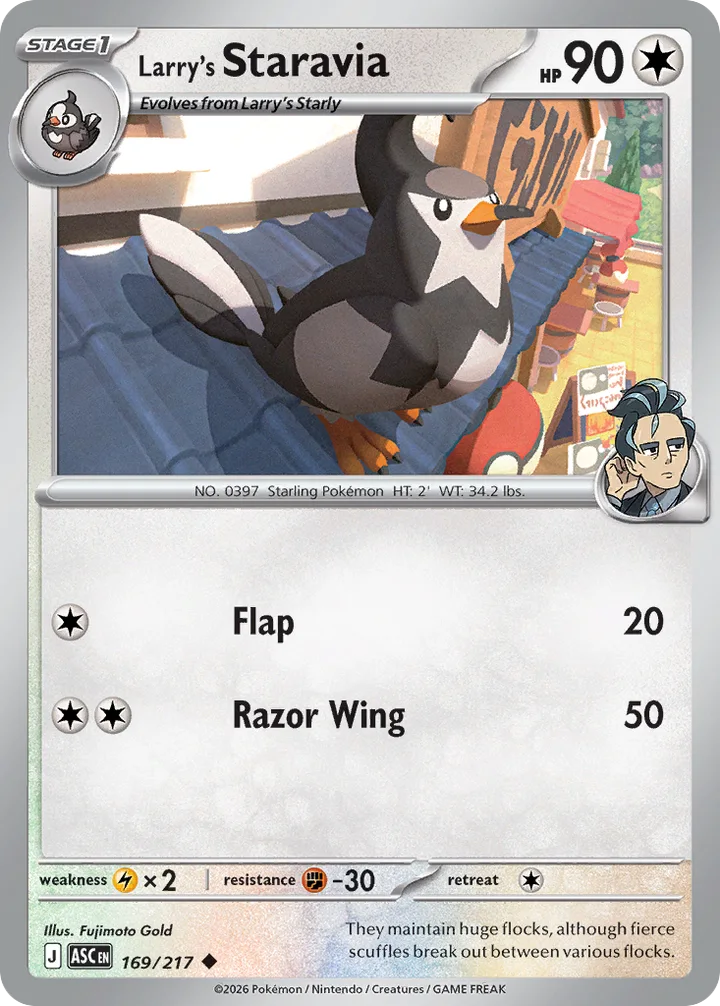 Larry’s Staravia, Ascended Heroes 169/217