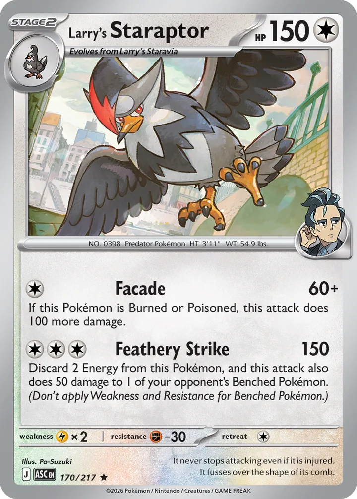 Larry’s Staraptor, Ascended Heroes 170/217