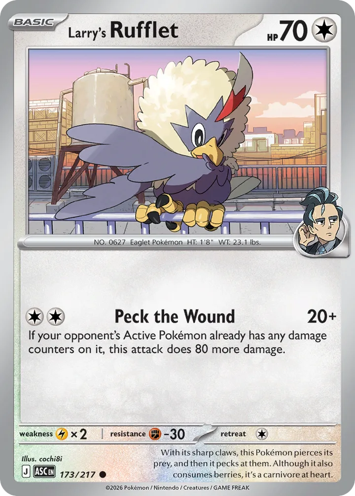 Larry’s Rufflet, Ascended Heroes 173/217