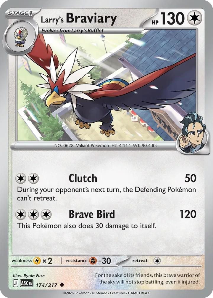 Larry’s Braviary, Ascended Heroes 174/217