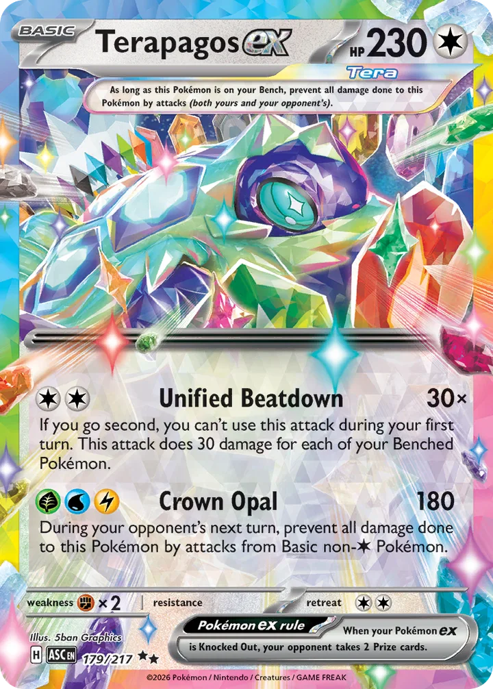 Terapagos ex, Ascended Heroes 179/217