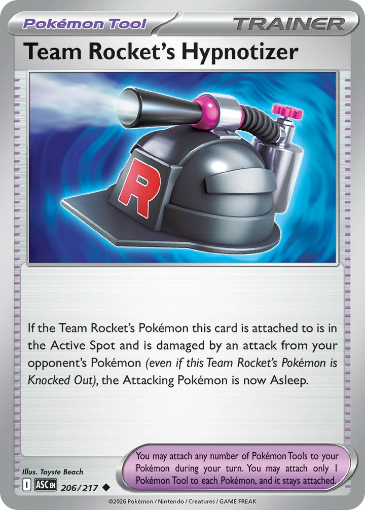 Team Rocket’s Hypnotizer, Ascended Heroes 206/217