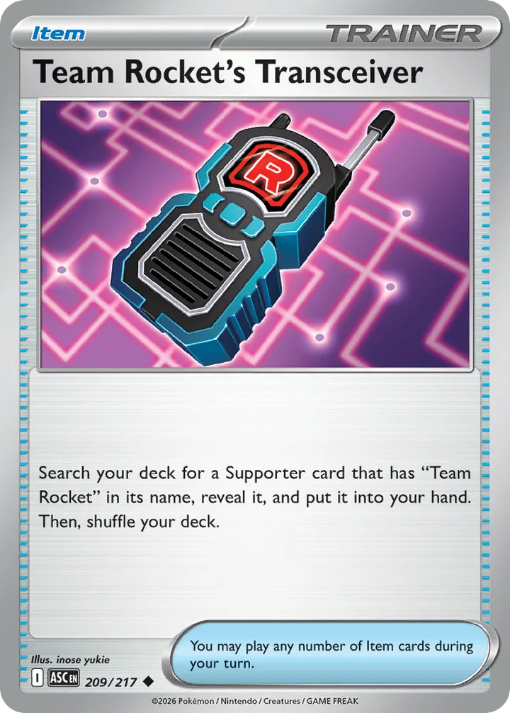 Team Rocket’s Transceiver, Ascended Heroes 209/217