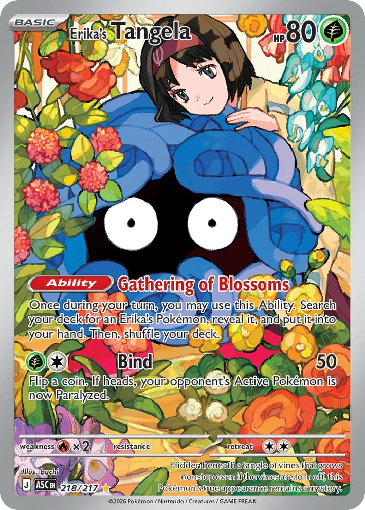 Erika’s Tangela, Ascended Heroes 218/217