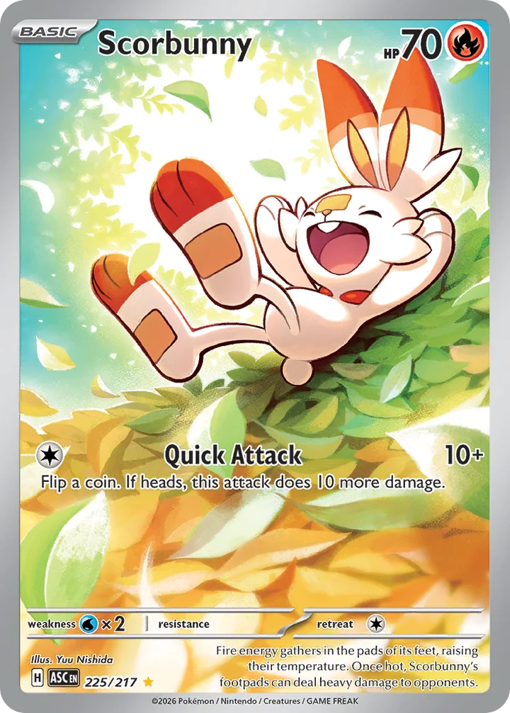 Scorbunny, Ascended Heroes 225/217