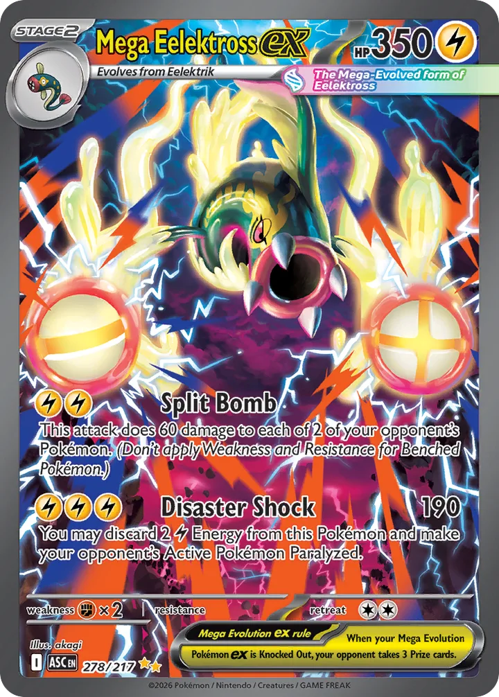 Mega Eelektross ex, Ascended Heroes 278/217
