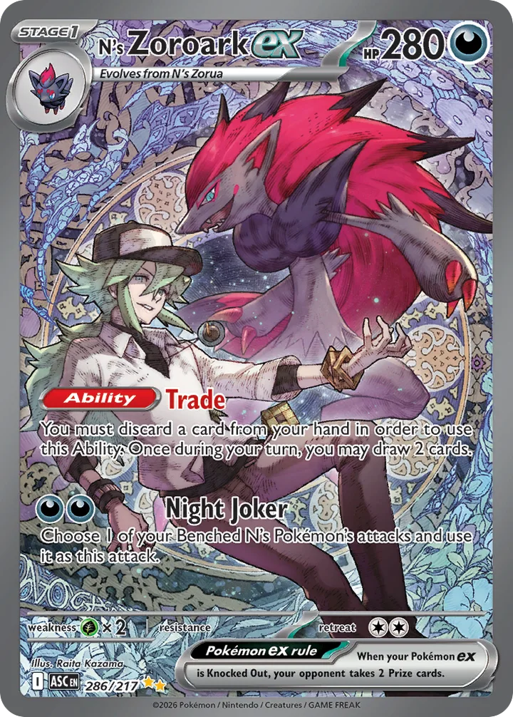 N’s Zoroark ex, Ascended Heroes 286/217