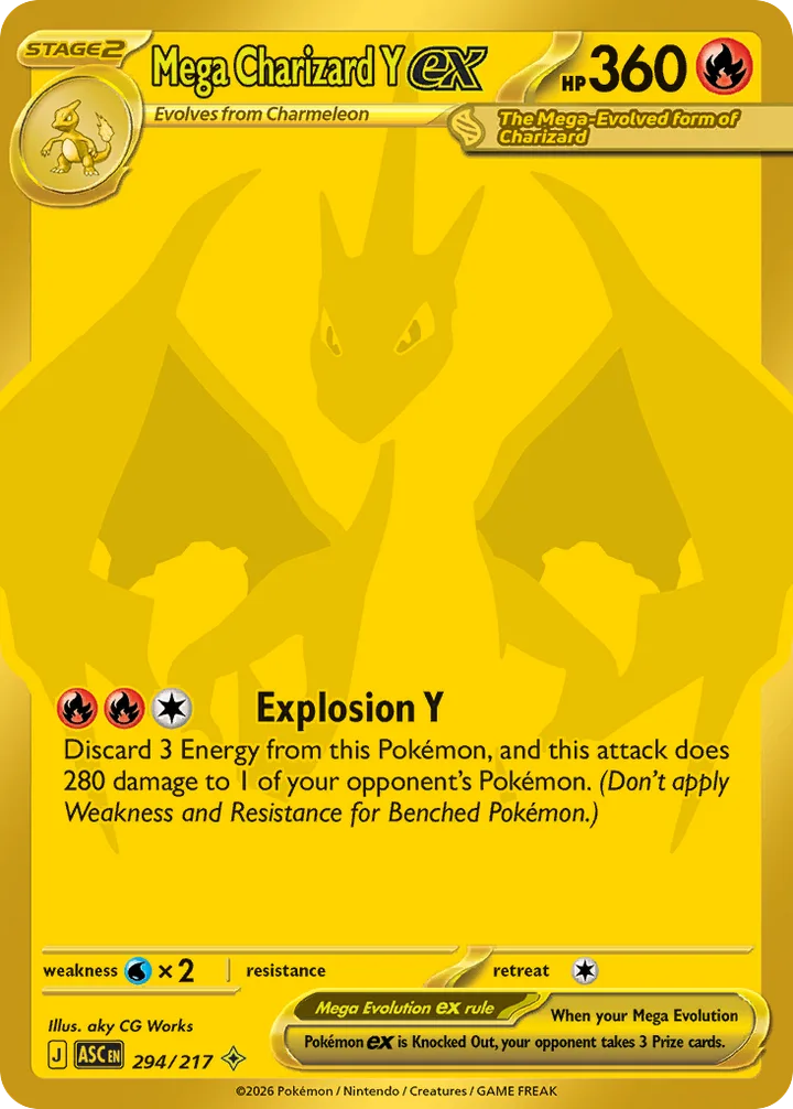 Mega Charizard Y ex, Ascended Heroes 294/217