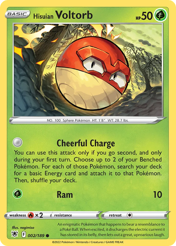 Hisuian Voltorb, Astral Radiance 002/189