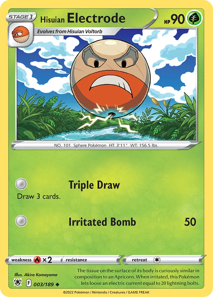Hisuian Electrode, Astral Radiance 003/189