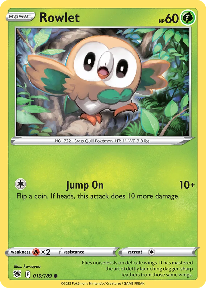 Rowlet, Astral Radiance 019/189