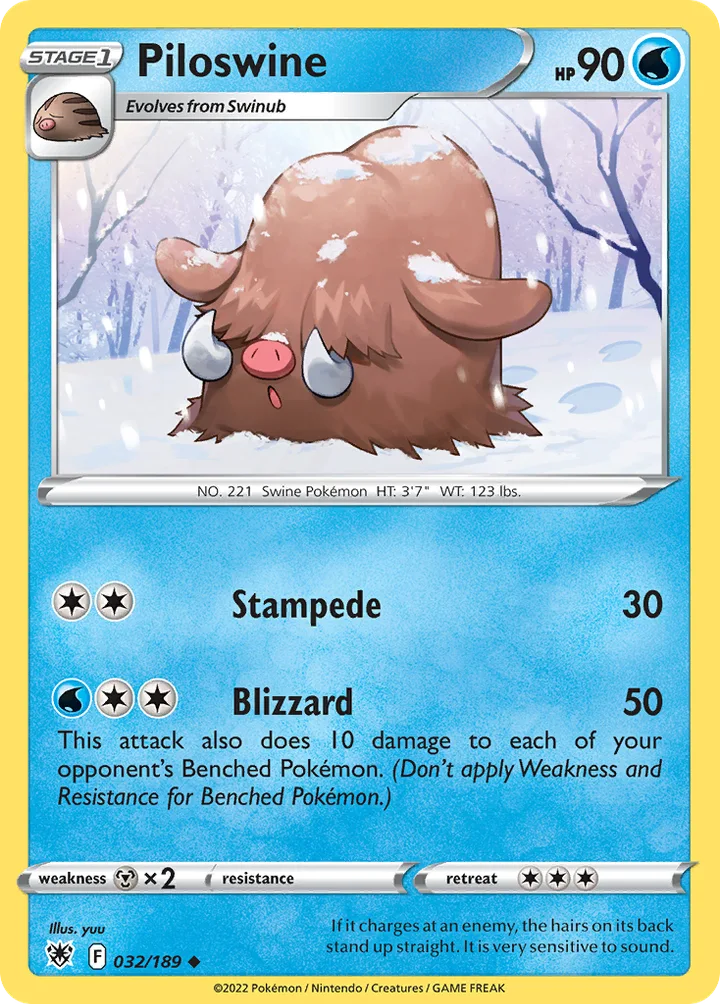 Piloswine, Astral Radiance 032/189