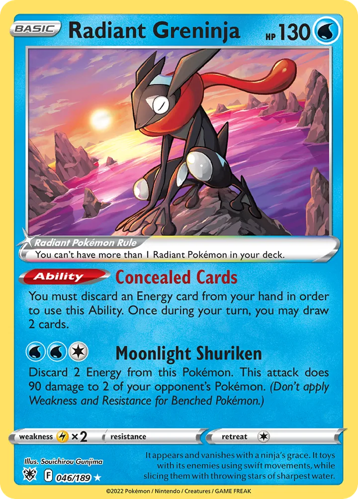 Radiant Greninja, Astral Radiance 046/189
