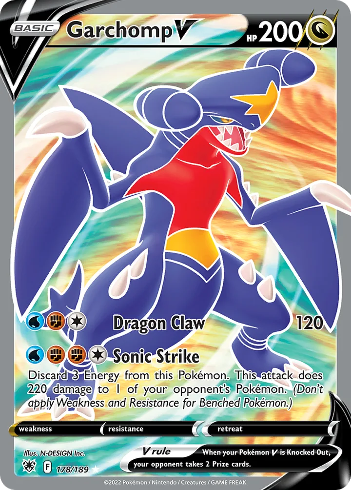Garchomp V, Astral Radiance 178/189
