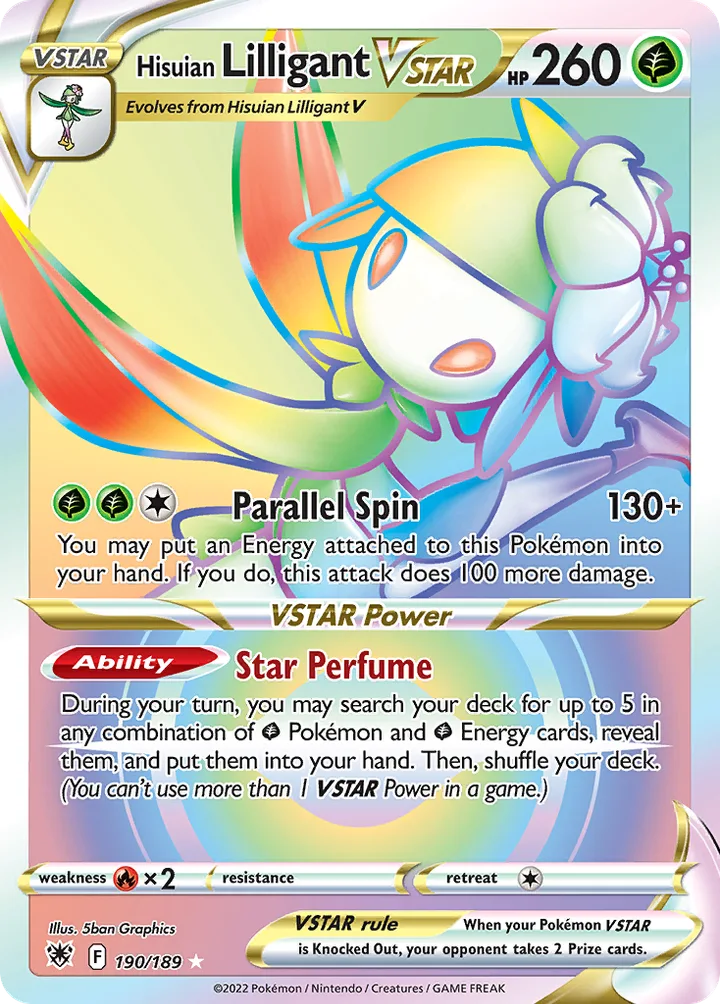 Hisuian Lilligant VSTAR, Astral Radiance 190/189