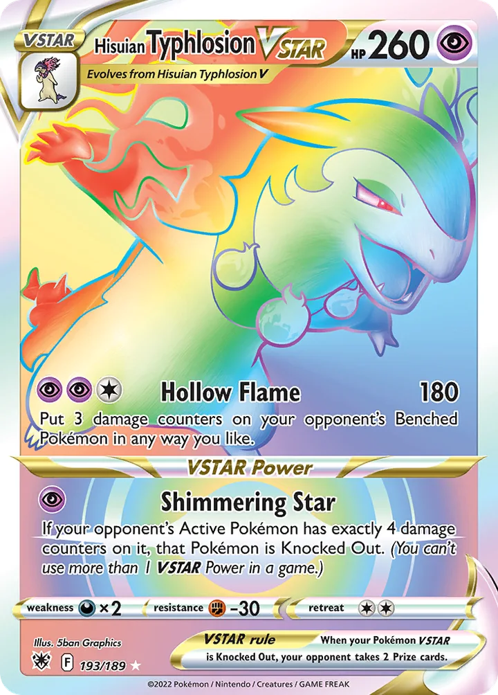 Hisuian Typhlosion VSTAR, Astral Radiance 193/189