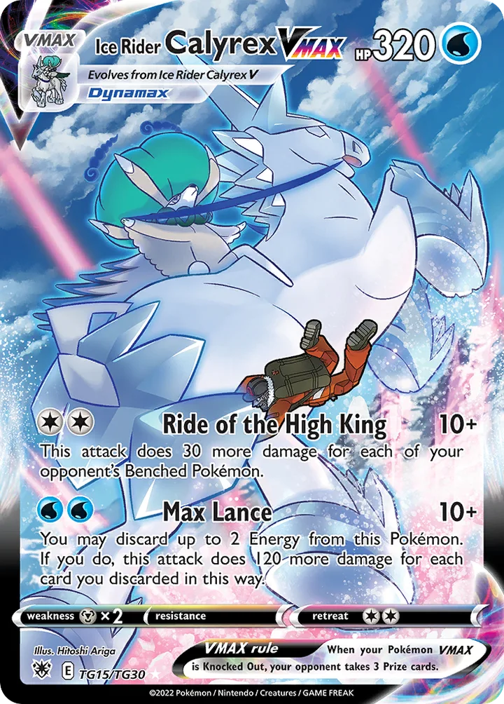 Ice Rider Calyrex VMAX, Astral Radiance TG15/TG30