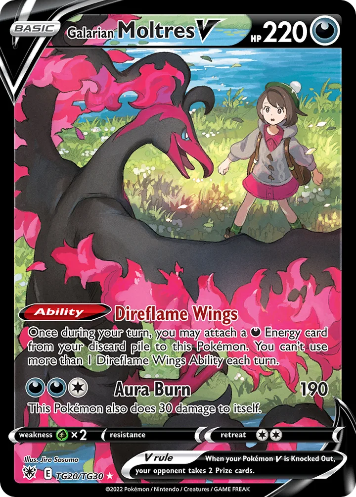 Galarian Moltres V, Astral Radiance TG20/TG30